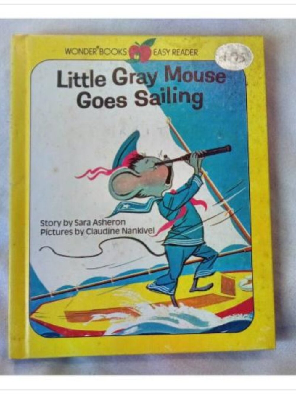 Little Gray Mouse Goes Sailing Sara Asheron 1981 Hardcover Book Vintage Novel